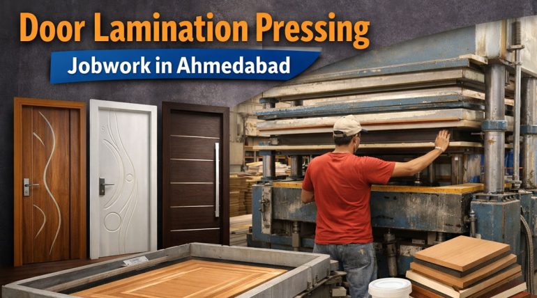 Laminated Doors pressing jobwork in ahmedabad